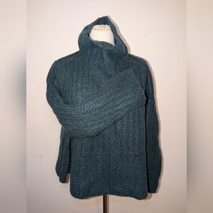 Free People Tal Wool/Alpaca Blend Oversized Turtleneck